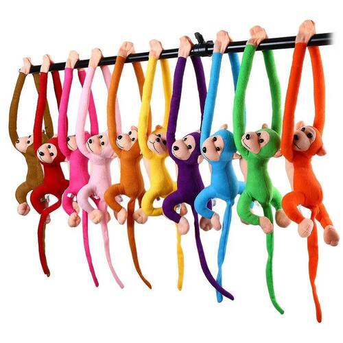 New Color Long Arm Monkey Plush Stuffed Doll Kids Cute Anima