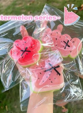 Cartoon Novelty Cat Paw Squeeze Toy Cute Funny Soft Slow Reb