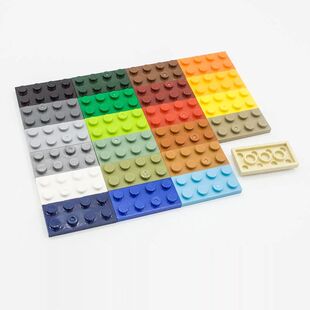 120pcs Bulk Building Blocks Thin Figure Bricks 2x4 Dots Educ