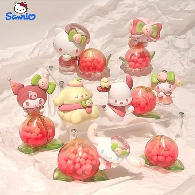 Sanrio Vitality Peach Paradise Series Blind Box Pvc Hello Ki
