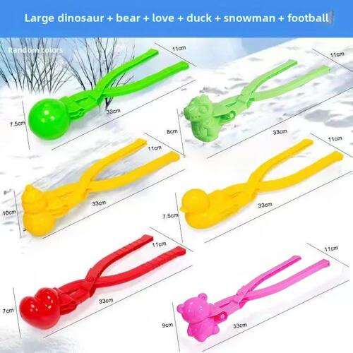 Snowball clip toy children's winter snowball fight snow arti
