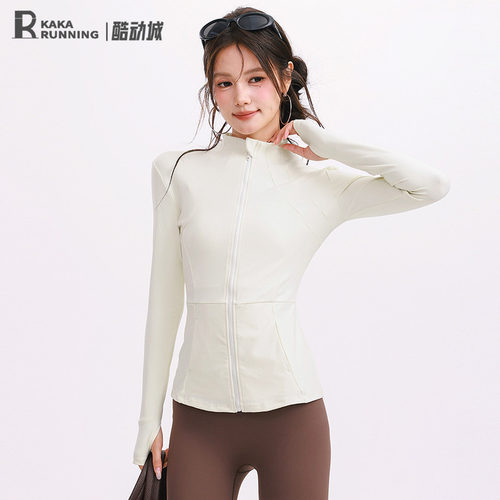 女跑步运动外套长袖上衣瑜伽服