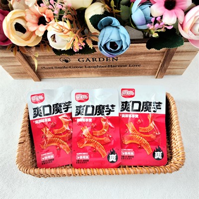 豆多奇爽口魔芋素毛肚魔芋爽休闲零食麻辣小吃散装称重独立小包装