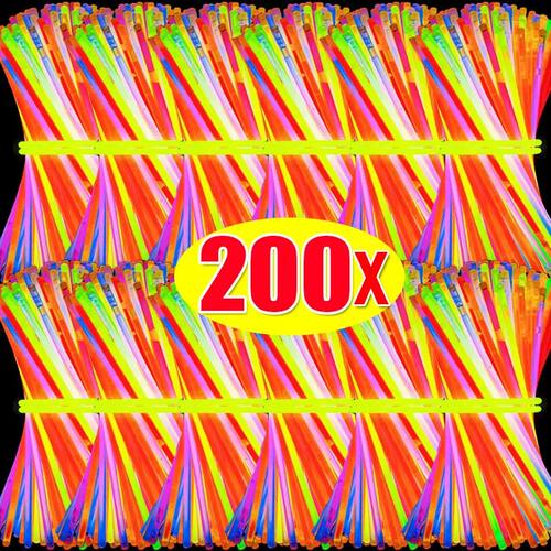 Party Fluorescence Glow Sticks Colorful Glowing Sticks DIY B
