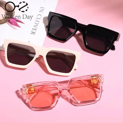 New Boy Girl Fashion Square Sunglasses Children Vintage Sung