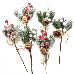 Cone 1PCS Garland Pine Artificial Christmas Berry