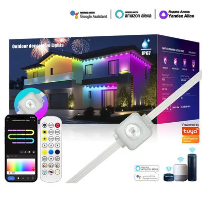 Outdoor Smart Bluetooth Eave Light Multi-Function App Contro