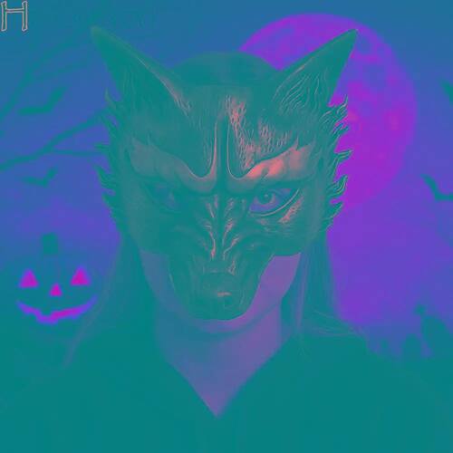 Retro Wolf Halloween Mask Animal Foam Masquerade Mask Dress