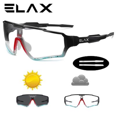 New Photochromic Cycling Bike Glasses Sports Sunglasses Men