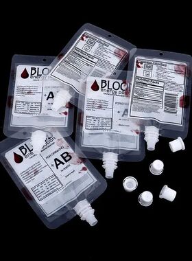 10pcs 150ml Halloween Cosplay Drink Container Bag Vampire Bl