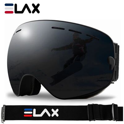 Double Layers Anti-fog Ski Goggles Snowmobile Ski Mask Skiin