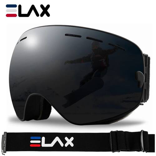 Double Layers Anti-fog Ski Goggles Snowmobile Ski Mask Skiin