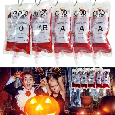 Halloween Cosplay Drink Container Bag ,Zombie drink bag,Vamp