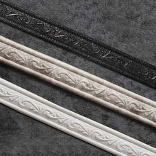 2.3m/Roll 3D Self-Adhesive Vinyl Wall Trim Lines Skirting Bo