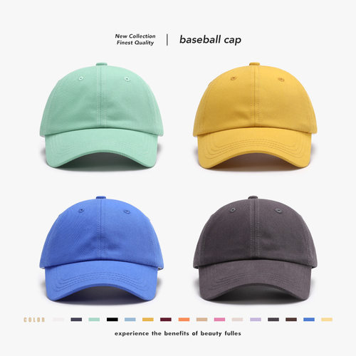 Spring And Summer Cotton Light Plate Soft Top Baseball Cap U