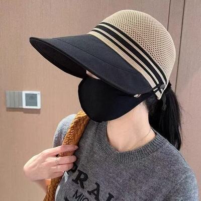 Women's Hat Summer Sunscreen Big Eaves Empty Top Beach Face