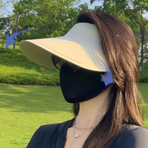 Foldable UV Protection Sun Hat for Women Men Adjustable Wide