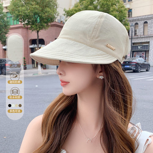 Ruth's Same-style Fisherman Hat Women's Summer Large Brim Su