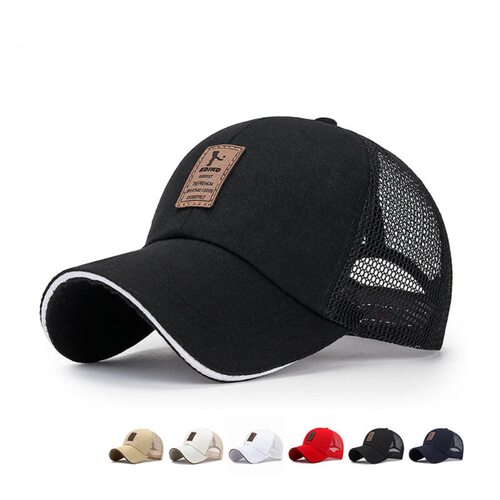 Spring And Summer Leisure Simple Long Brim Winning Net Cap B