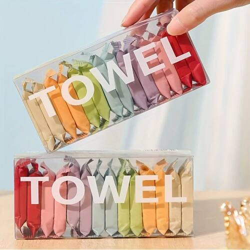 14pcs/box Disposable Washcloth Portable Travel Towel Thicken