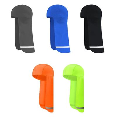 Sun Shade Reflective Stripe Neck Sun Shield with Neck Flap W