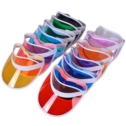PVC Empty Top Women Men Sports Accessories Anti-UV Sunshade
