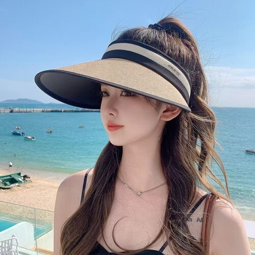 Hat Women's Summer Anti-ultraviolet Sunshade Big Brim Empty