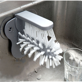 Cleaner Access Cup Glass Sink Kitchen Brush Scrubber Bottles