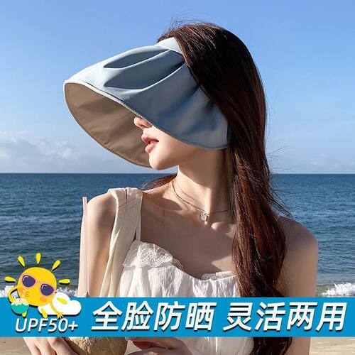 Summer Headband Dual-purpose Anti-ultraviolet Sunshade Hat W