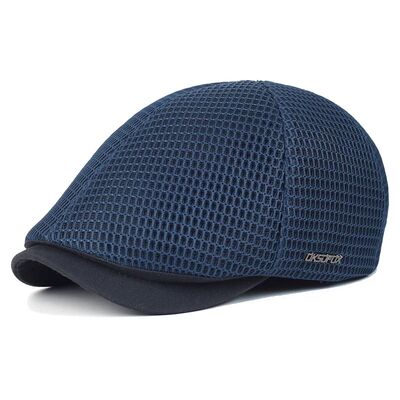 New Mesh Newsboy Caps Summer Men Women Hats Breathable Beret