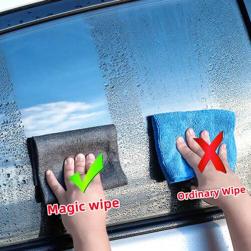 10PCS Thickened Magic Cleaning Glass Cloth Reusable Microfib