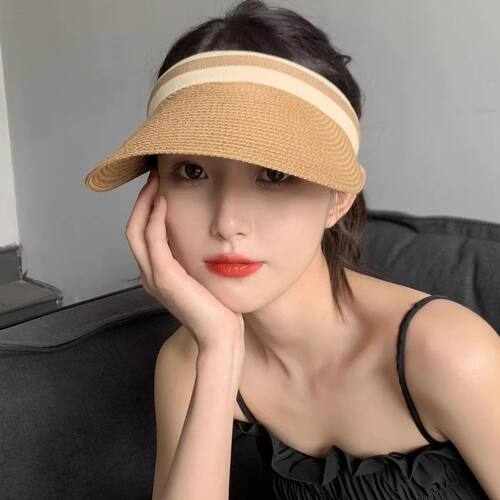 Women Summer Empty Top Sun Hat Female Outdoor Visor Cap Casu