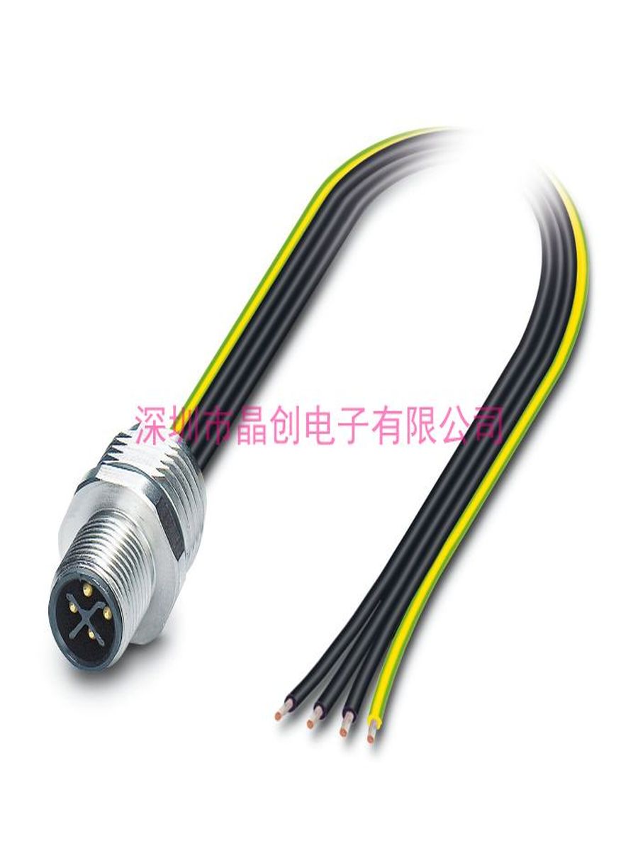 1239445 全新 SACC-E-M12MSS-4CON-M16/0,5 PEX- 设备连接器 板前