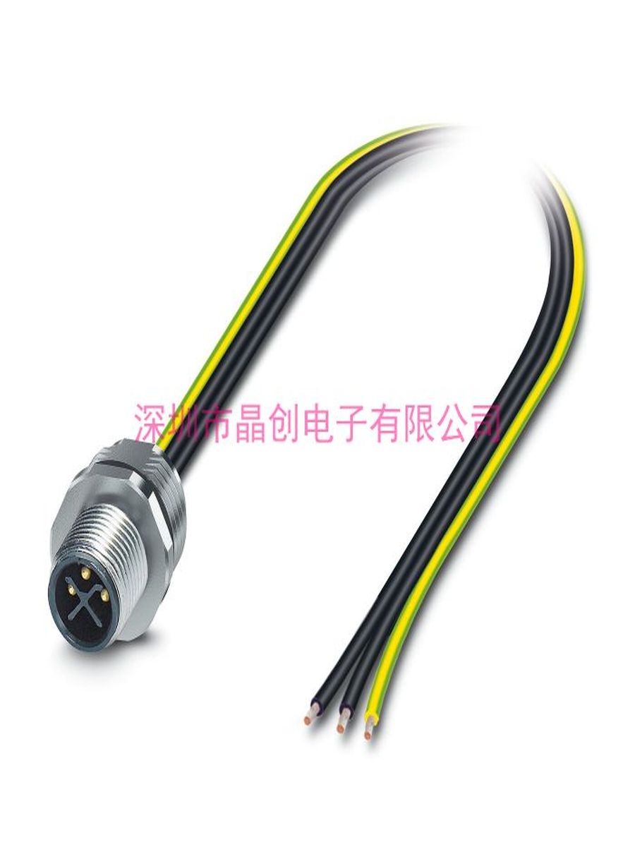 1238909 全新 SACC-E-M12MSS-3P-M16/0,5 PEX- 设备连接器 板前安