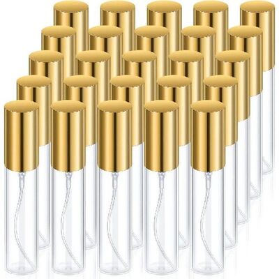 10pcs Clear Thin Glass Perfume Bottle Portable Sample Bottle