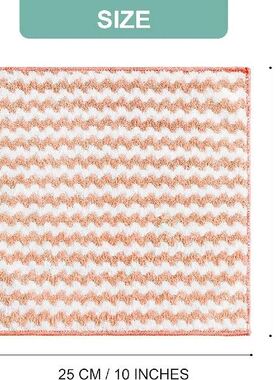 Microfiber Cleaning Cloth Velvet Thickened Dishcloths High A