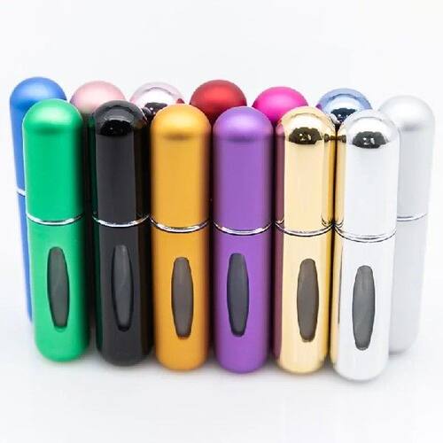 5ml Refillable Mini refill Perfume Spray Bottle Aluminum Ato