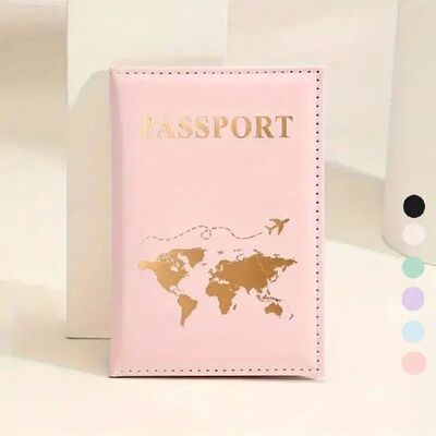 Cute PU Passport Holder Ticket Passport Covers Couple Travel