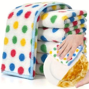 5PCS/10PCS Colorful Drying Towels Absorbent Cleaning Cloth H