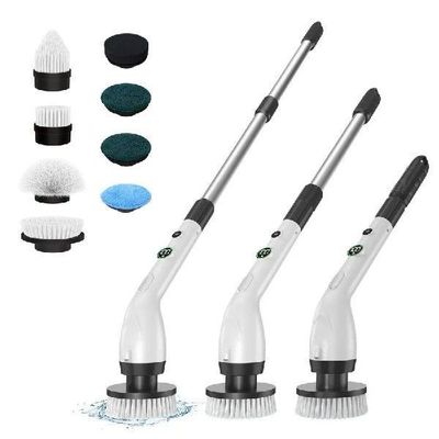 Spin Scrubber Cleaning Brush with 8 Brush Heads IPX7 Waterpr