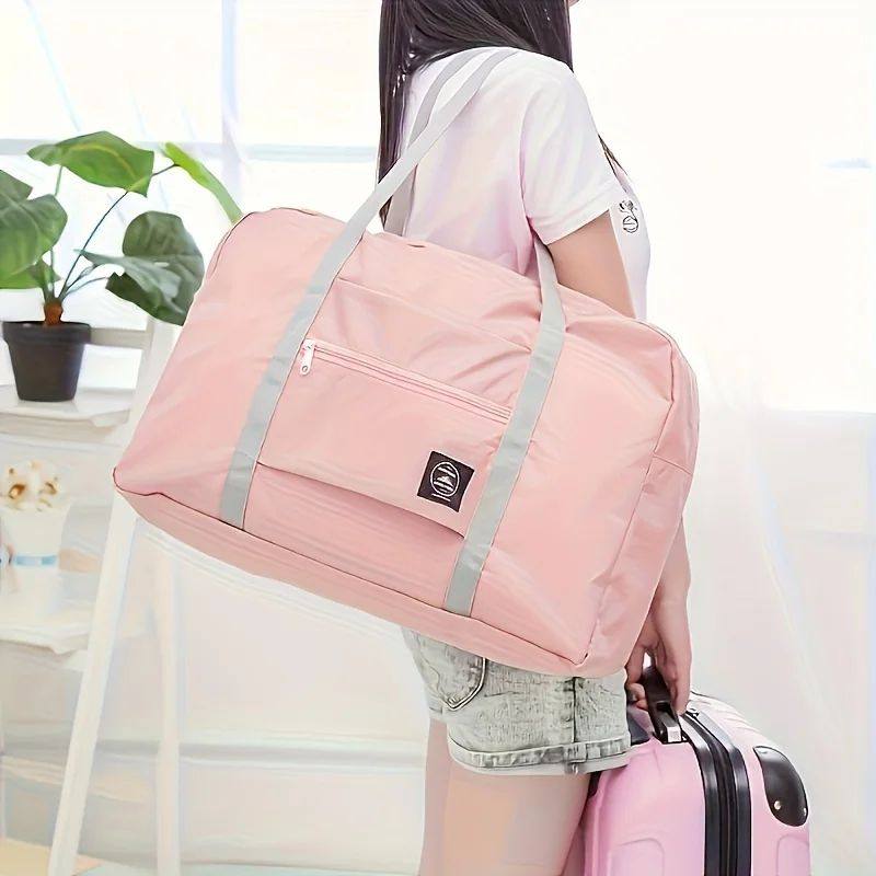 Foldable Travel Duffel Bag for Airlines Carry on Bag for Wom