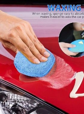 1Pc Microfiber Wax Applicator Pads Buffing Detail Polishing