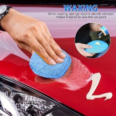 1Pc Microfiber Wax Applicator Pads Buffing Detail Polishing