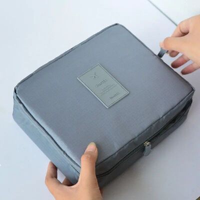 Washbag Square Korean Make Up Female Cosmetic Bag Portable T