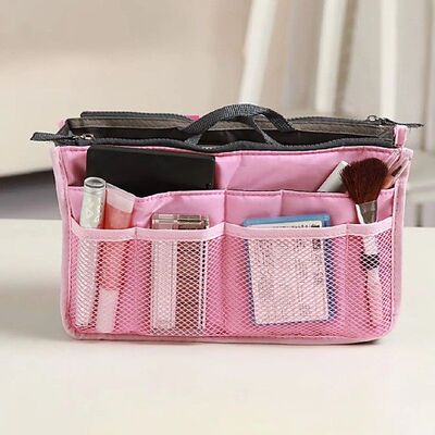 1PC-Organizer Insert Women Storage Bag Nylon Travel Insert O