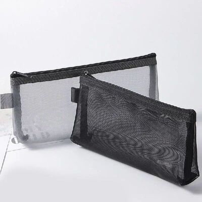 Transparent Mesh Makeup Case Organizer Storage Pouch Casual