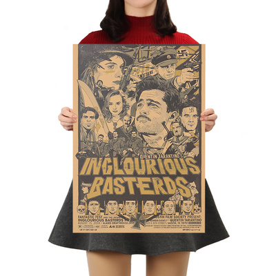 Inglourious Basterds Classic Movie Poster Wall Bar House