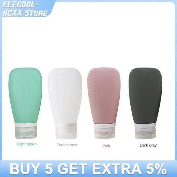 2PCS Lot Silicone Travel Bottle Set Conical Cosmetic Storage