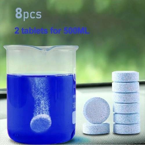 Car Windshield Cleaner Tablets 8/16pcs Anti-Freeze Auto Wind