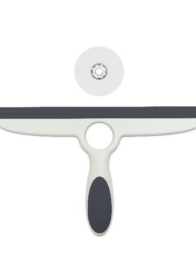 Glass Squeegee Window Wiper Mirror Cleaner with Stick Hook B